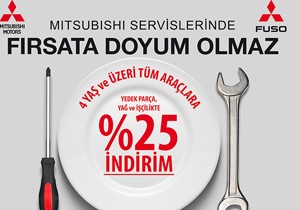 Mitsubishi Servislerinde Fırsata Doyum Olmaz